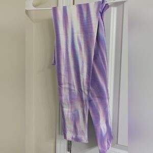 Purple Tie-Dye Leggings